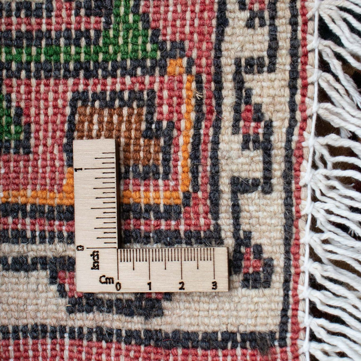Alfombra persa - Nómada - 130 x 92 cm - rojo claro