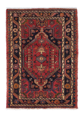Alfombra persa - Nómada - 120 x 85 cm - rojo oscuro