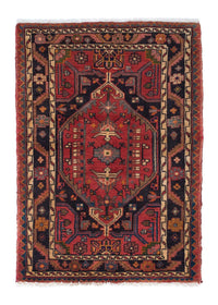 Alfombra persa - Nómada - 120 x 85 cm - rojo oscuro