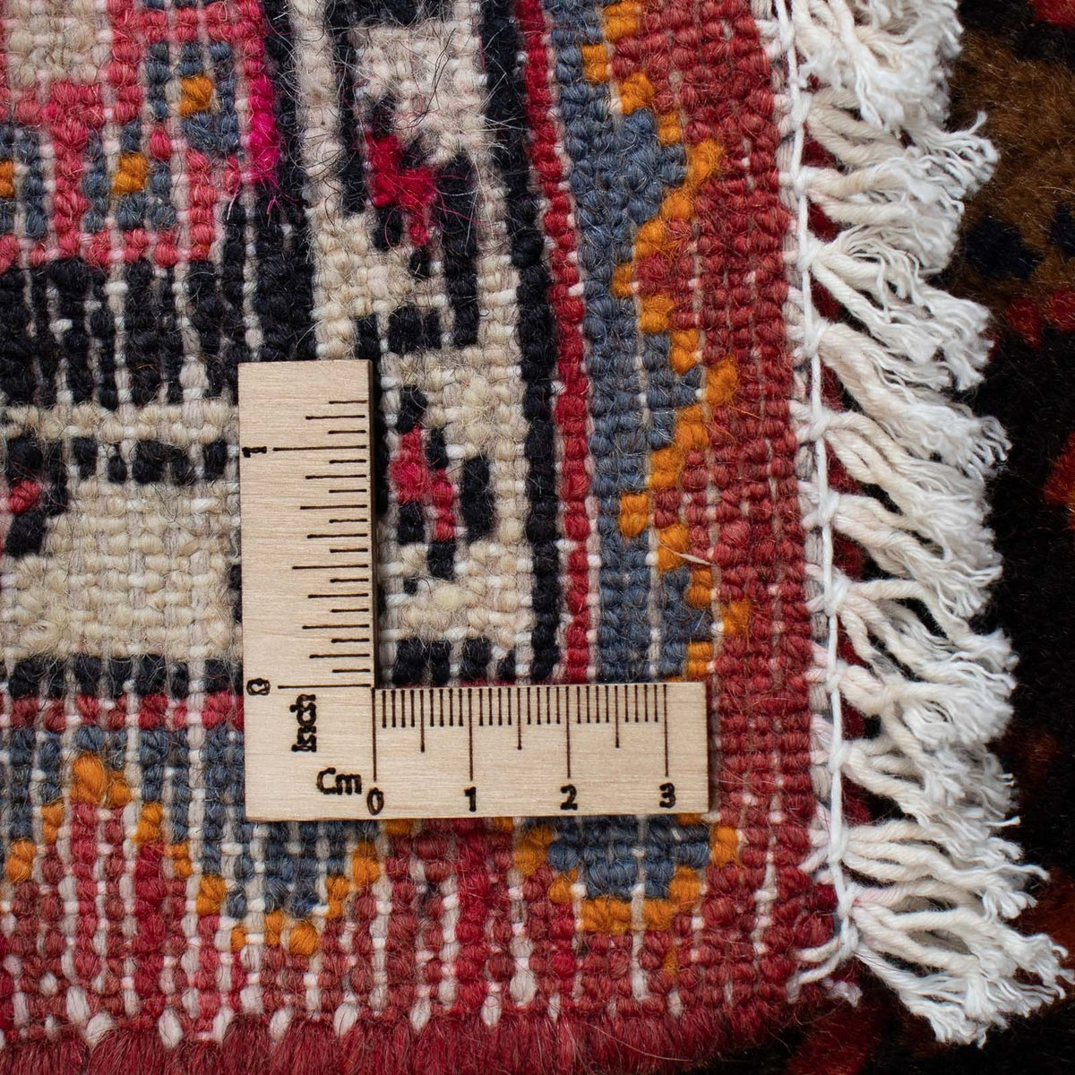 Alfombra persa - Nómada - 120 x 85 cm - rojo oscuro