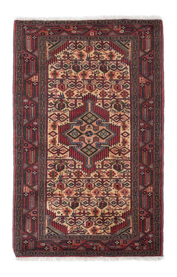 Alfombra persa - Nómada - 133 x 82 cm - beige