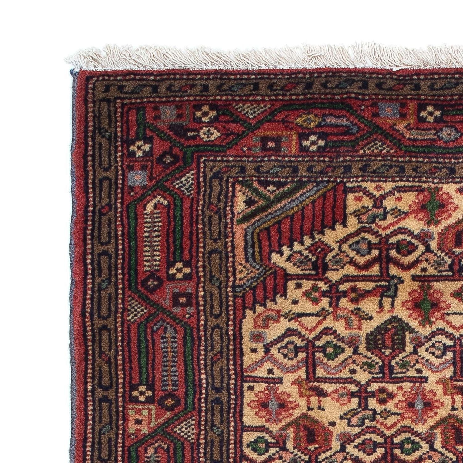Alfombra persa - Nómada - 133 x 82 cm - beige