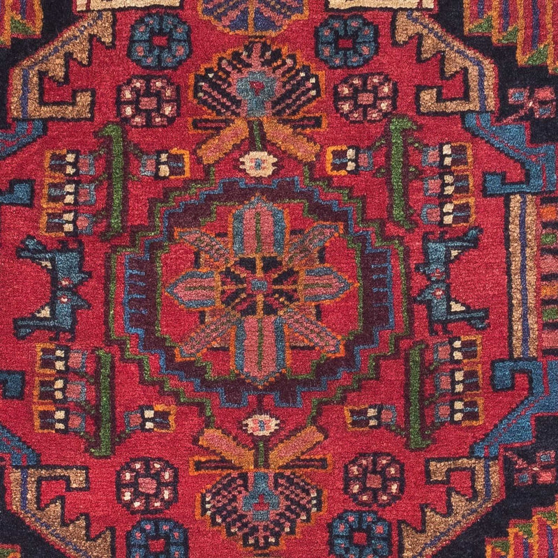 Alfombra persa - Nómada - 126 x 83 cm - rojo