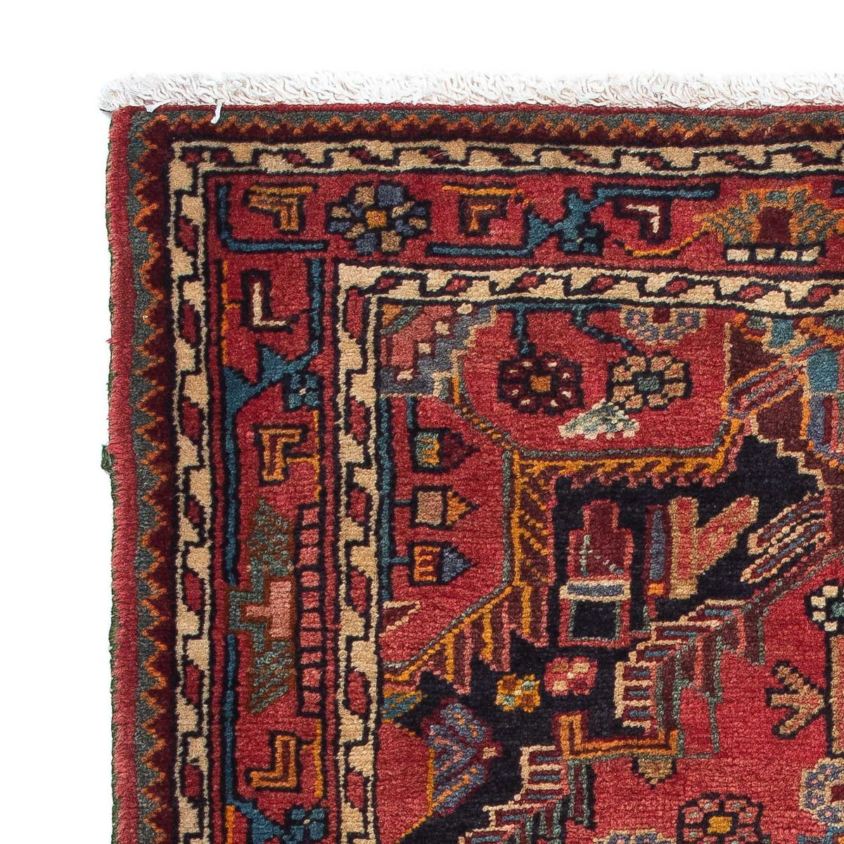 Alfombra persa - Nómada - 130 x 90 cm - rojo