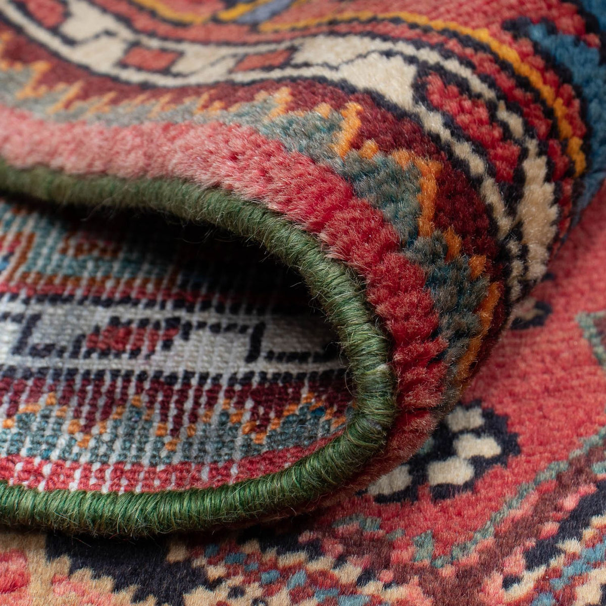 Alfombra persa - Nómada - 130 x 90 cm - rojo