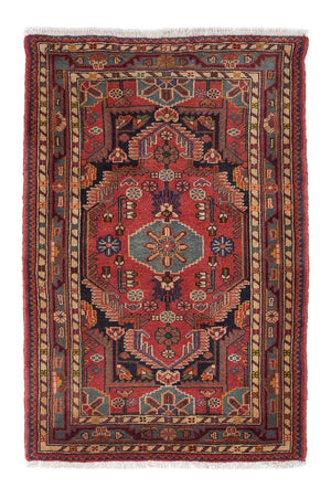 Alfombra persa - Nómada - 136 x 91 cm - rojo