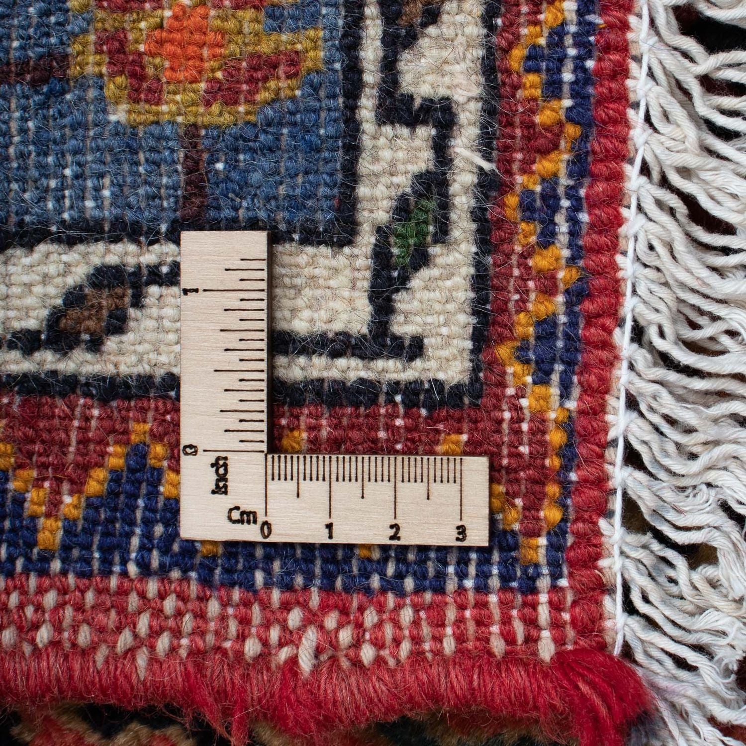 Alfombra persa - Nómada - 128 x 86 cm - azul oscuro