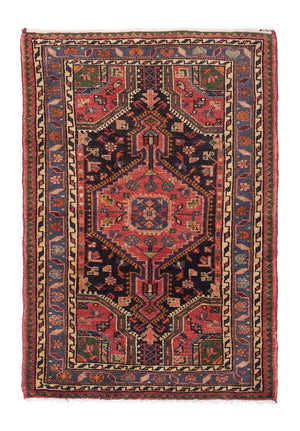 Alfombra persa - Nómada - 122 x 82 cm - rojo claro