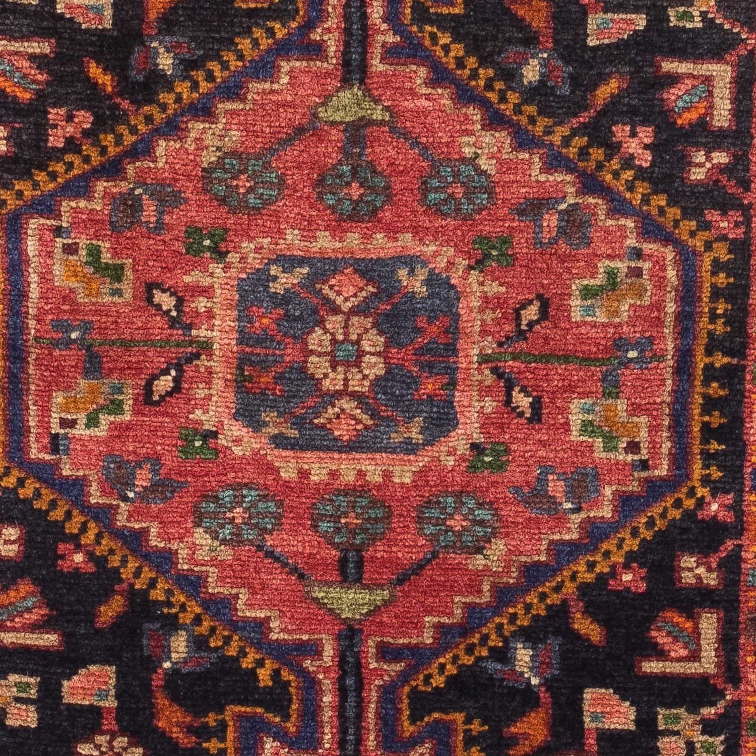 Alfombra persa - Nómada - 122 x 82 cm - rojo claro