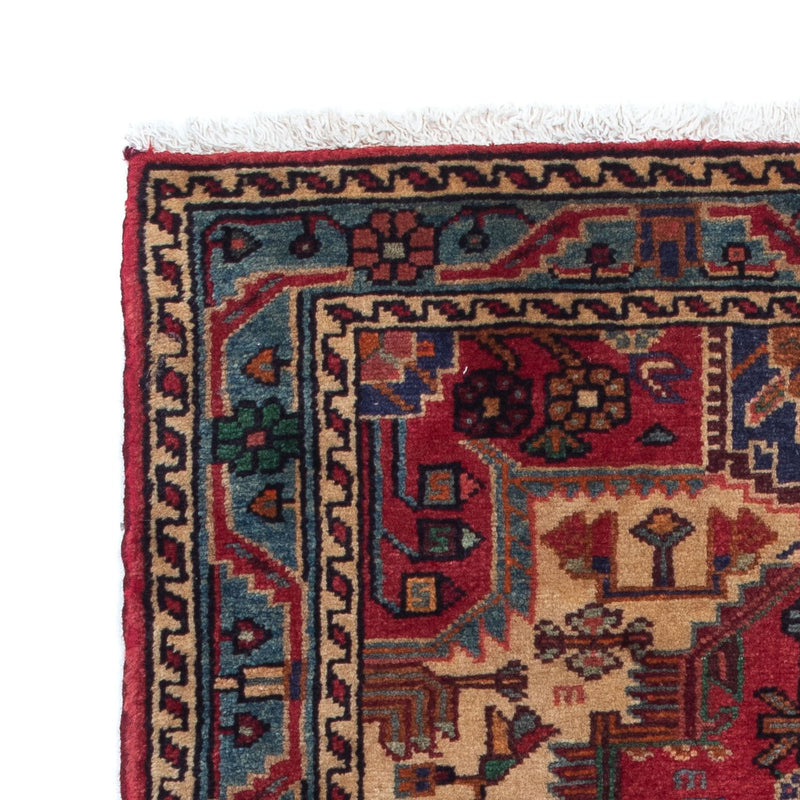 Alfombra persa - Nómada - 125 x 83 cm - rojo oscuro