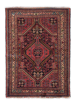 Alfombra persa - Nómada - 115 x 83 cm - rojo claro