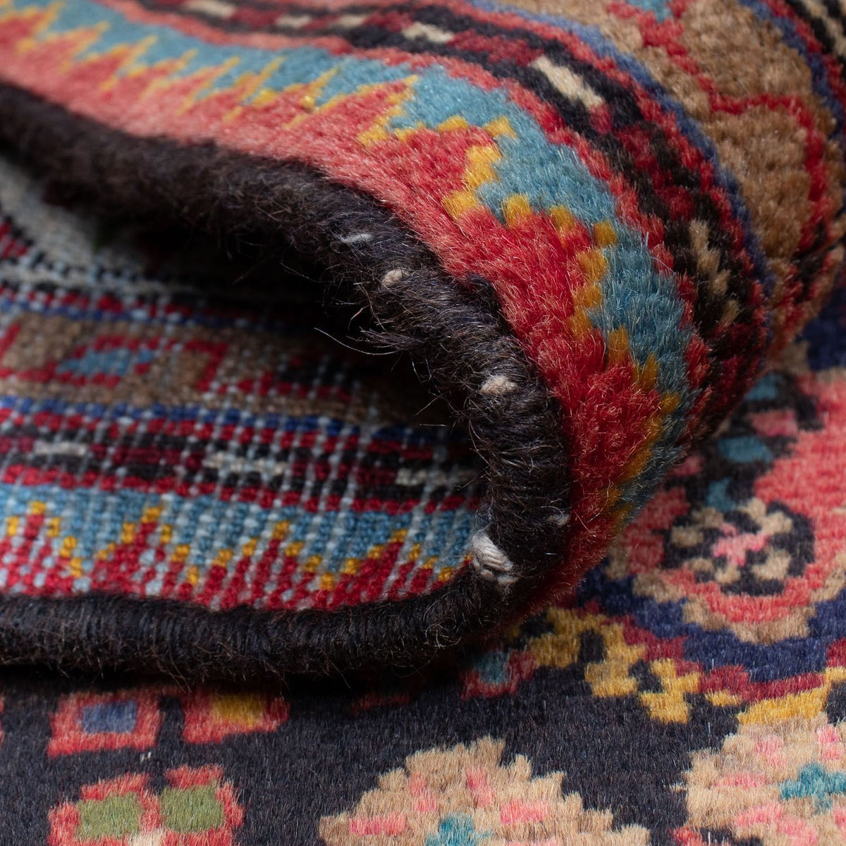 Alfombra persa - Nómada - 115 x 83 cm - rojo claro