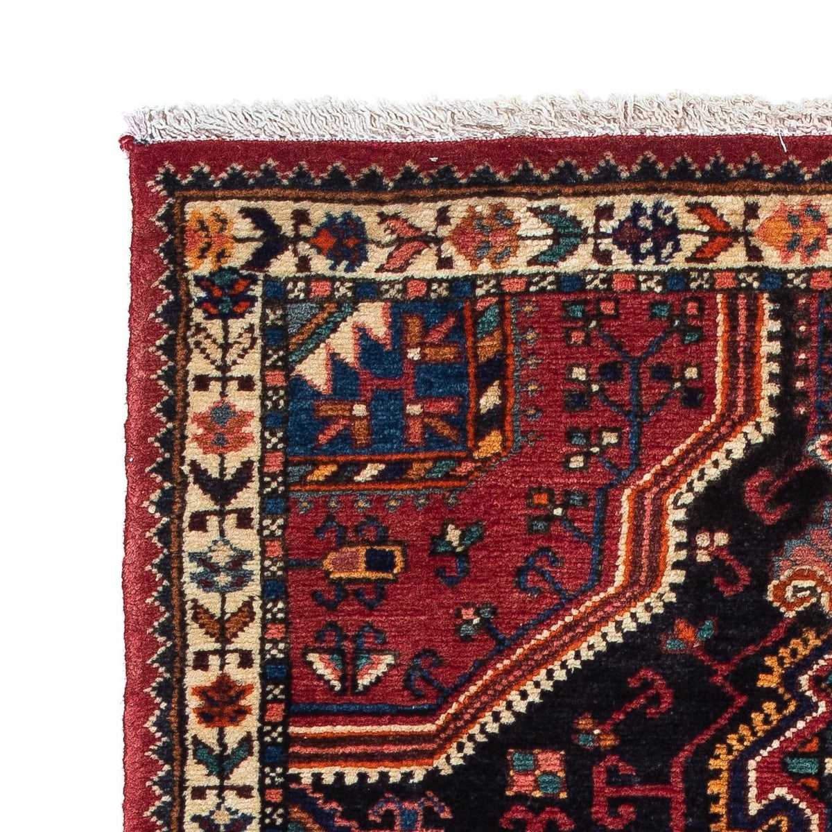 Alfombra persa - Nómada - 122 x 78 cm - azul oscuro