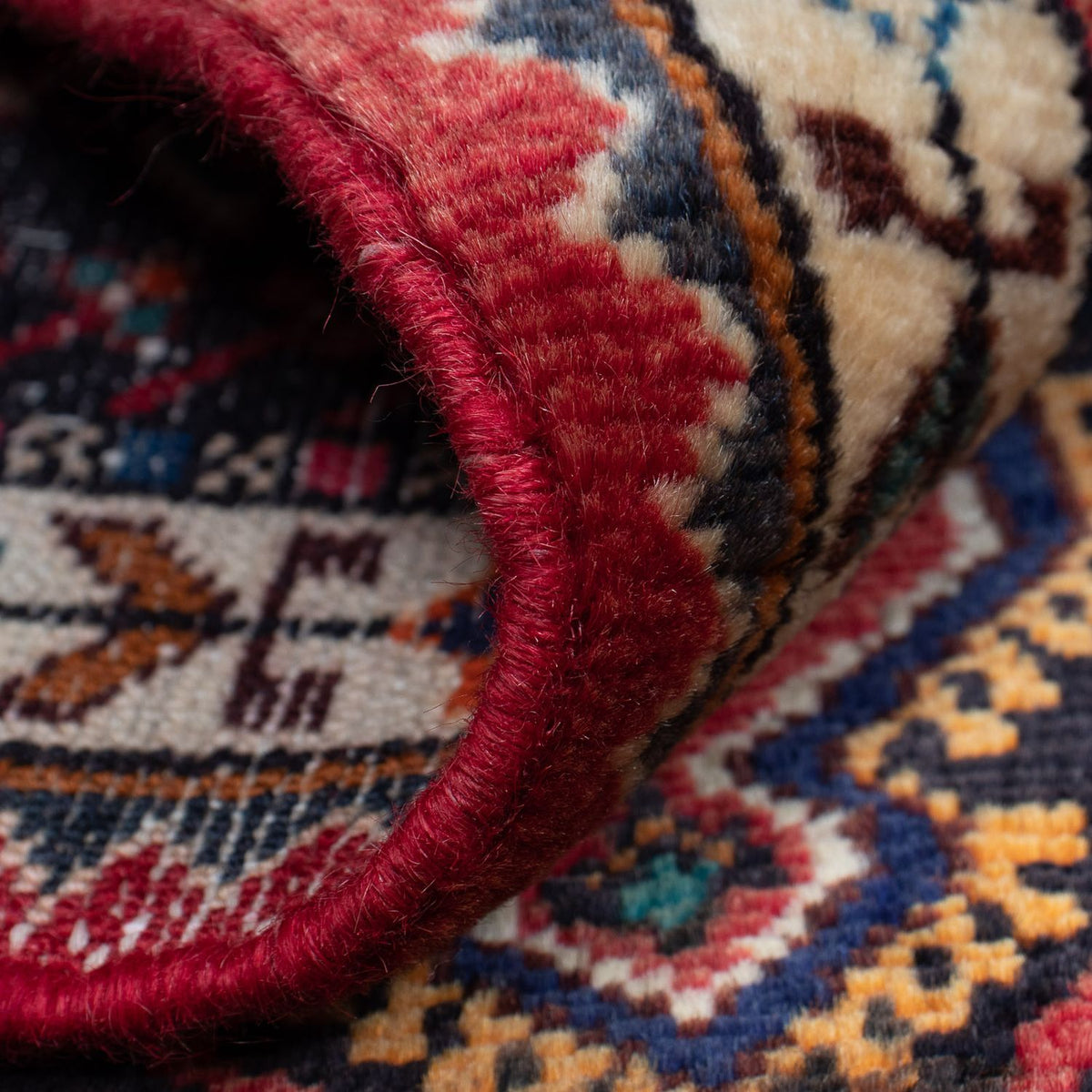 Alfombra persa - Nómada - 122 x 78 cm - azul oscuro