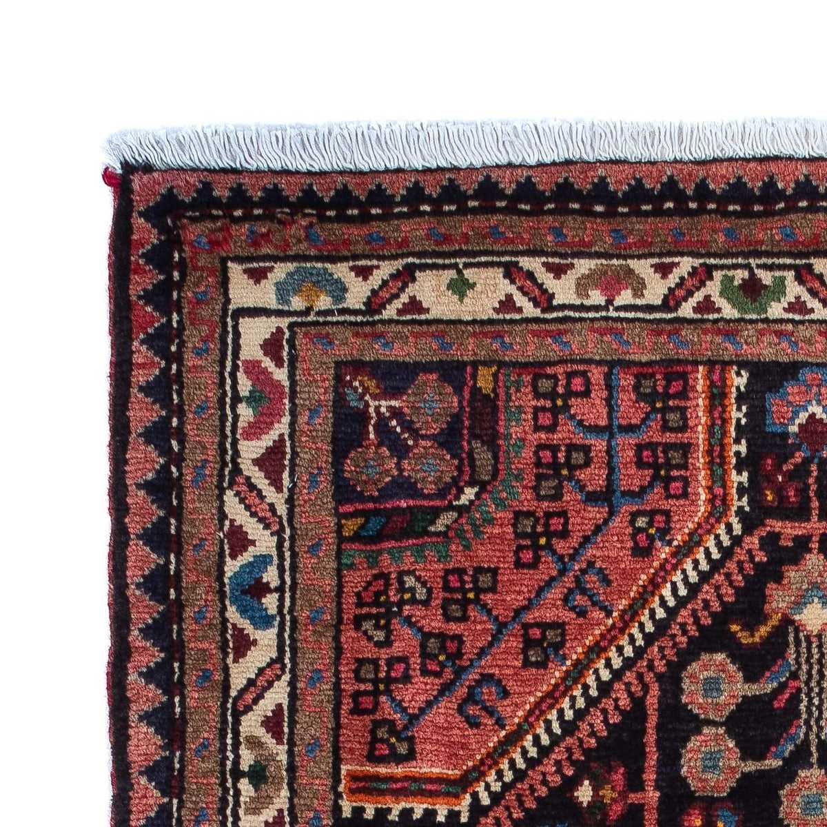 Alfombra persa - Nómada - 130 x 85 cm - azul oscuro