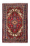 Alfombra persa - Nómada - 133 x 90 cm - rojo oscuro