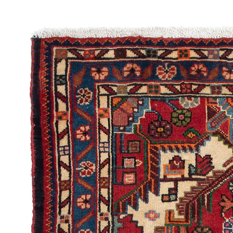 Alfombra persa - Nómada - 133 x 90 cm - rojo oscuro