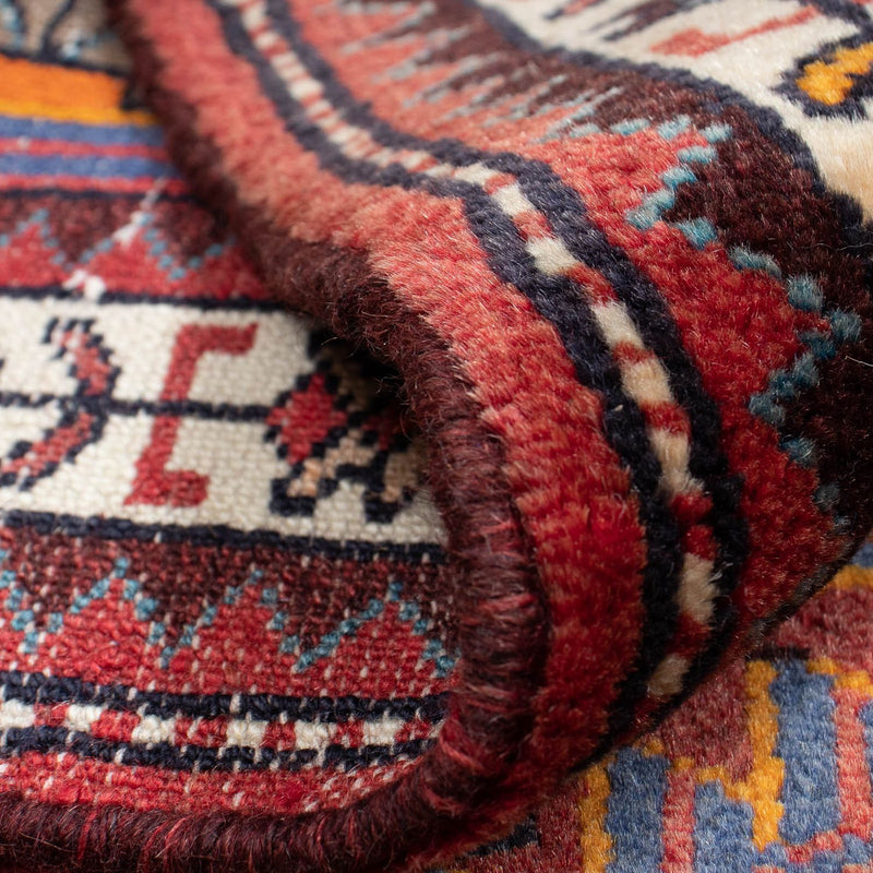 Alfombra persa - Nómada - 118 x 81 cm - rojo oscuro