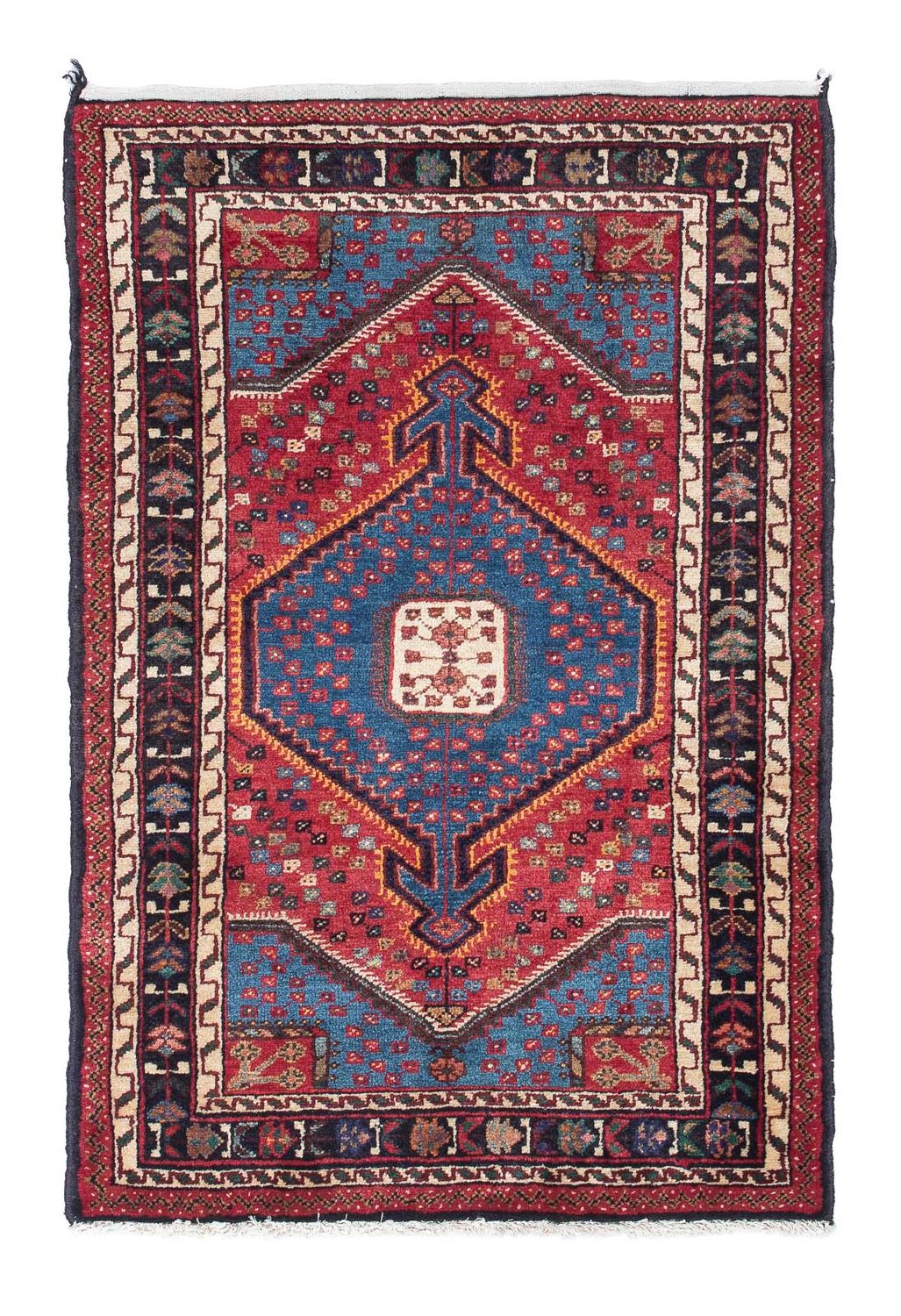 Alfombra persa - Nómada - 120 x 81 cm - azul