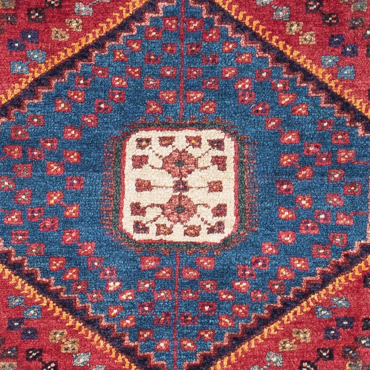Alfombra persa - Nómada - 120 x 81 cm - azul