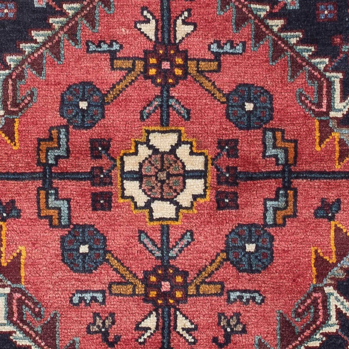 Alfombra persa - Nómada - 115 x 84 cm - azul oscuro