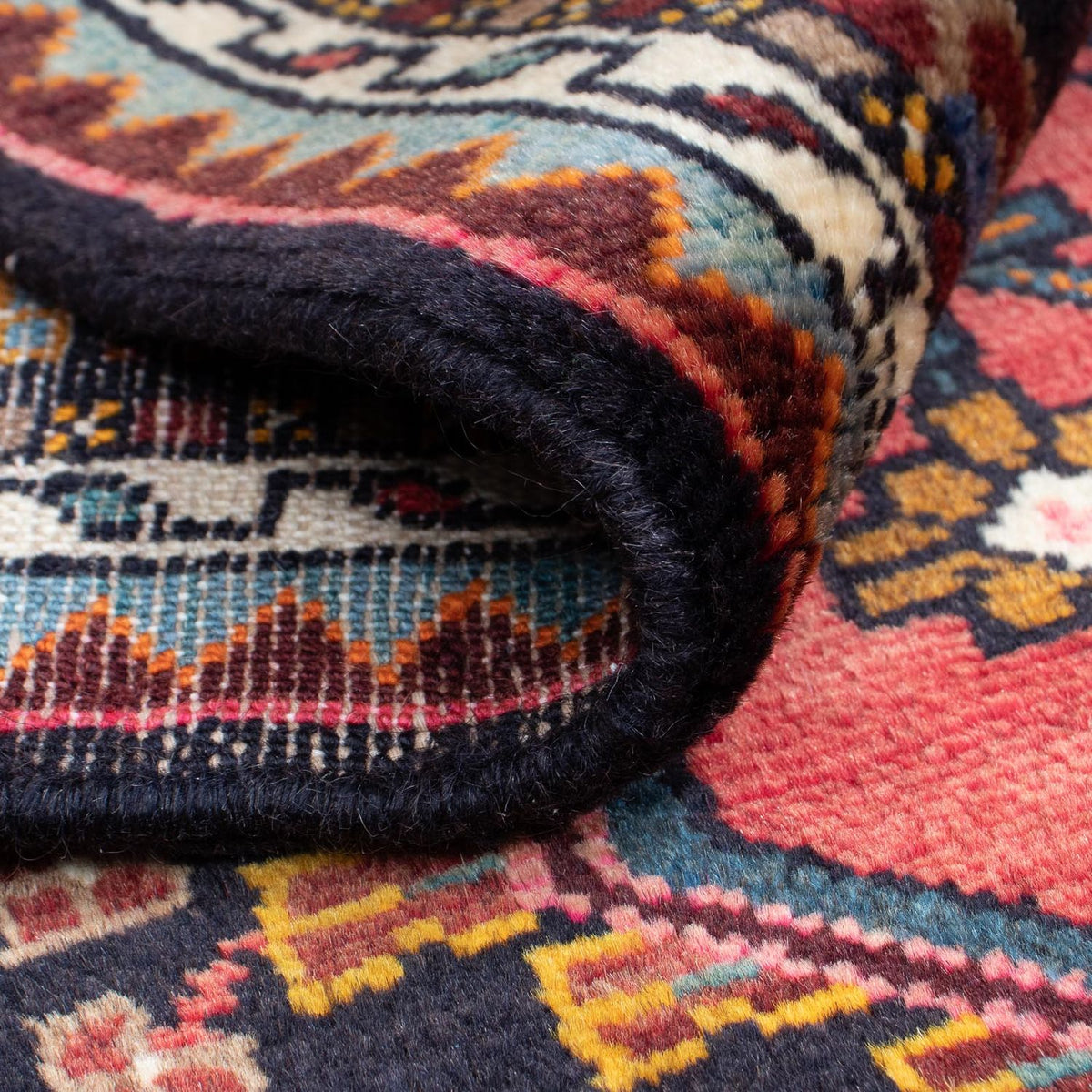 Alfombra persa - Nómada - 115 x 84 cm - azul oscuro