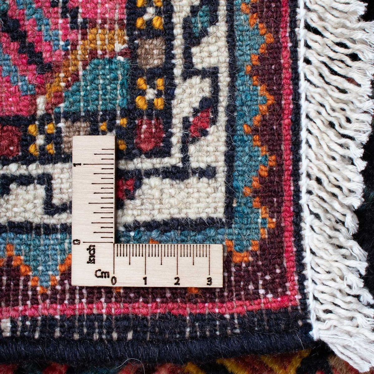 Alfombra persa - Nómada - 115 x 84 cm - azul oscuro