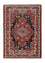 Alfombra persa - Nómada - 126 x 90 cm - rojo oscuro