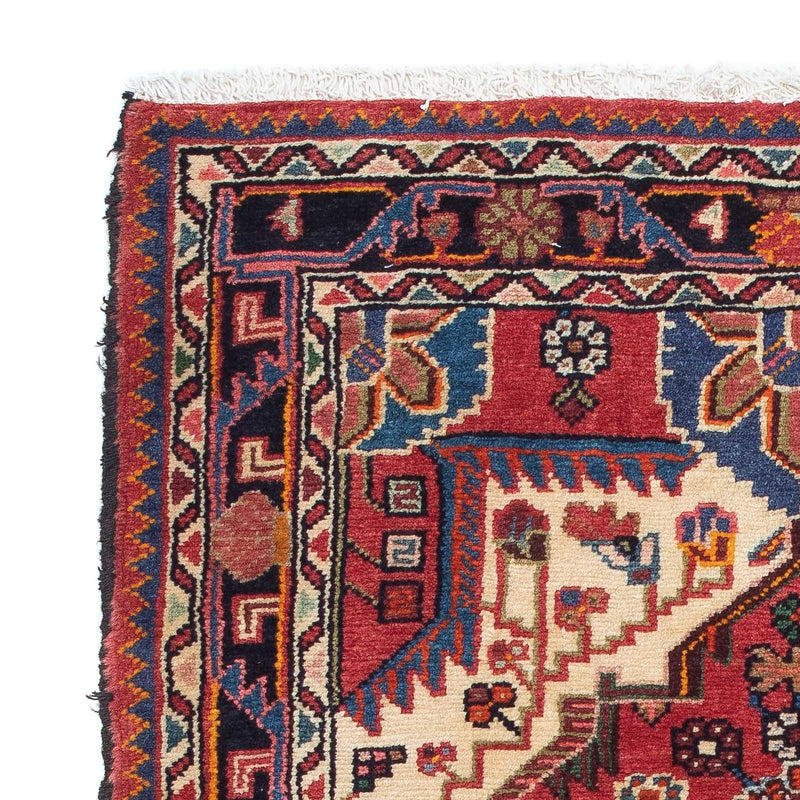 Alfombra persa - Nómada - 122 x 90 cm - rojo