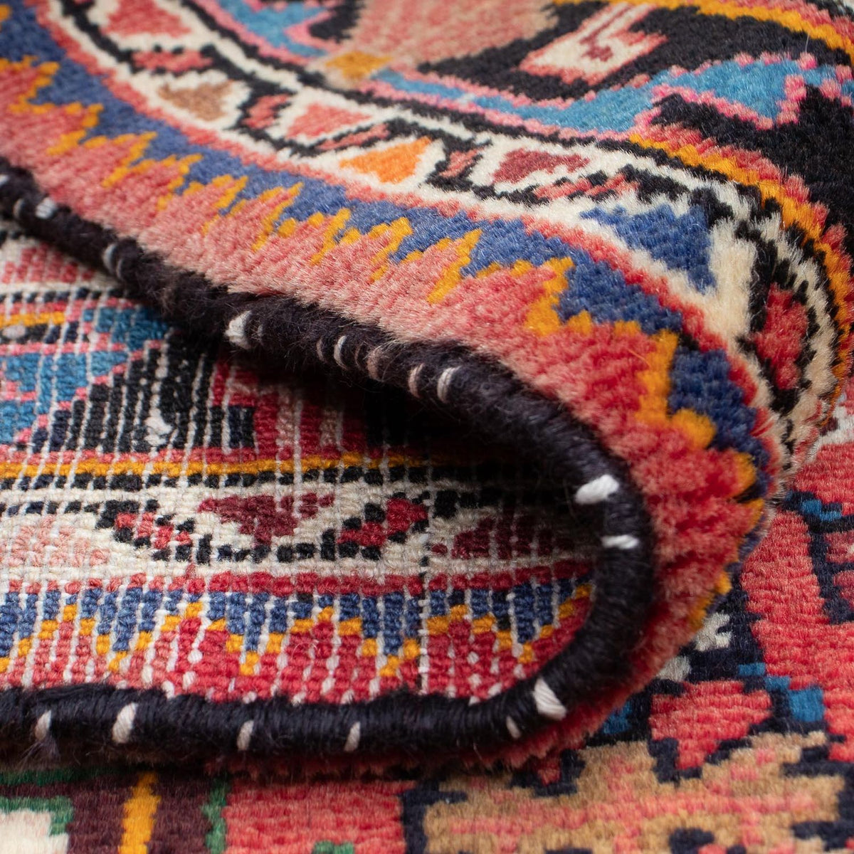 Alfombra persa - Nómada - 122 x 90 cm - rojo