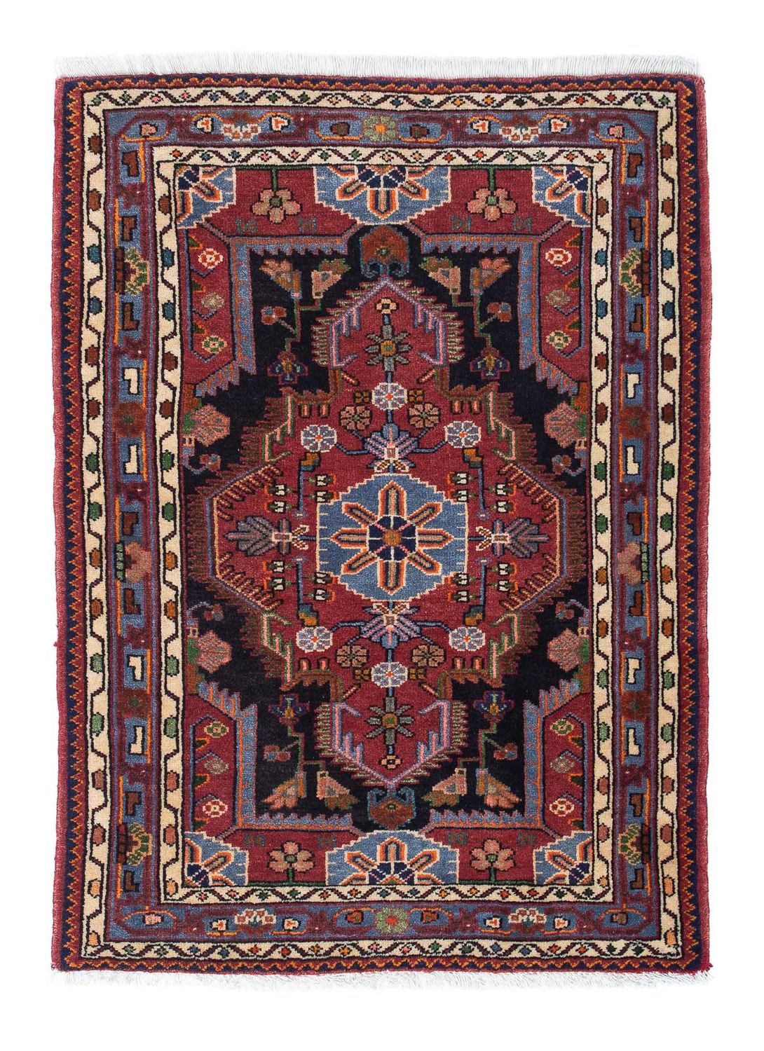 Alfombra persa - Nómada - 125 x 92 cm - óxido