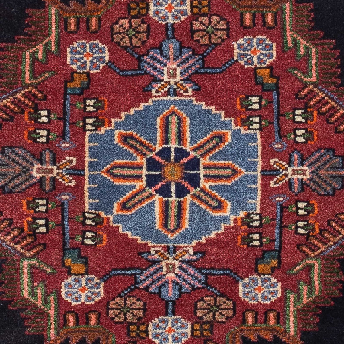 Alfombra persa - Nómada - 125 x 92 cm - óxido