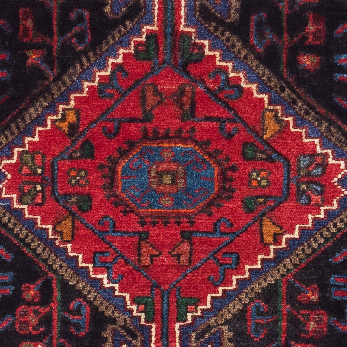 Alfombra persa - Nómada - 120 x 88 cm - rojo