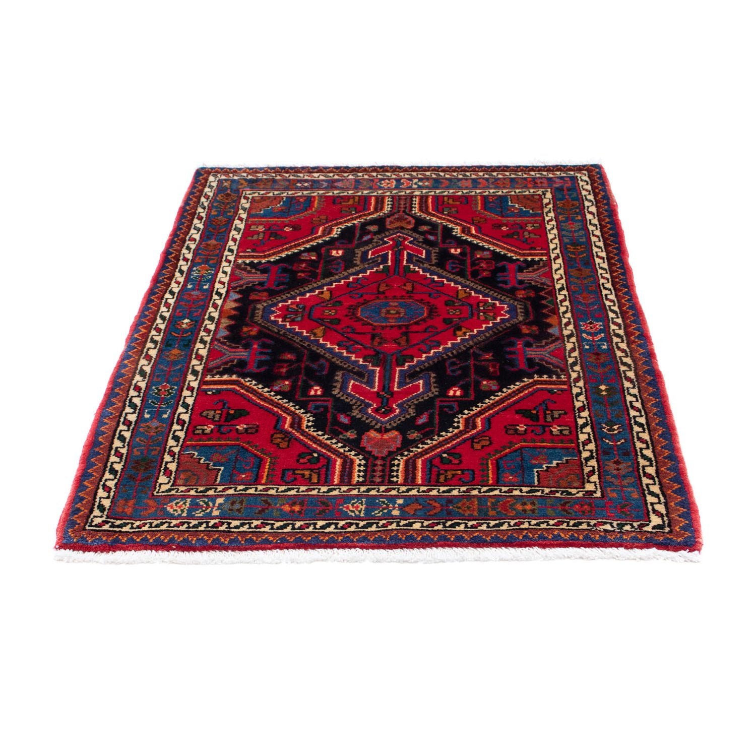 Alfombra persa - Nómada - 120 x 88 cm - rojo