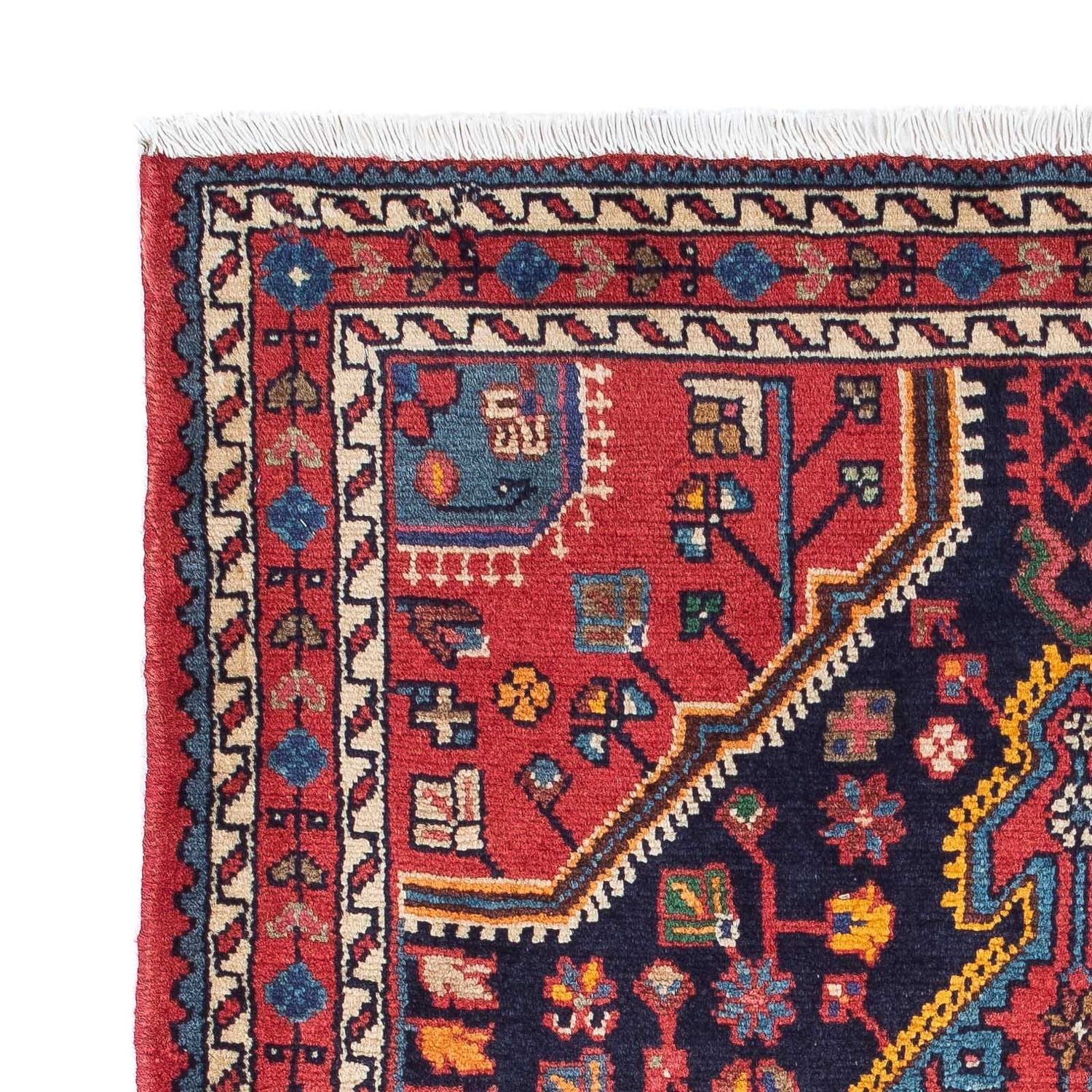 Alfombra persa - Nómada - 130 x 90 cm - rojo
