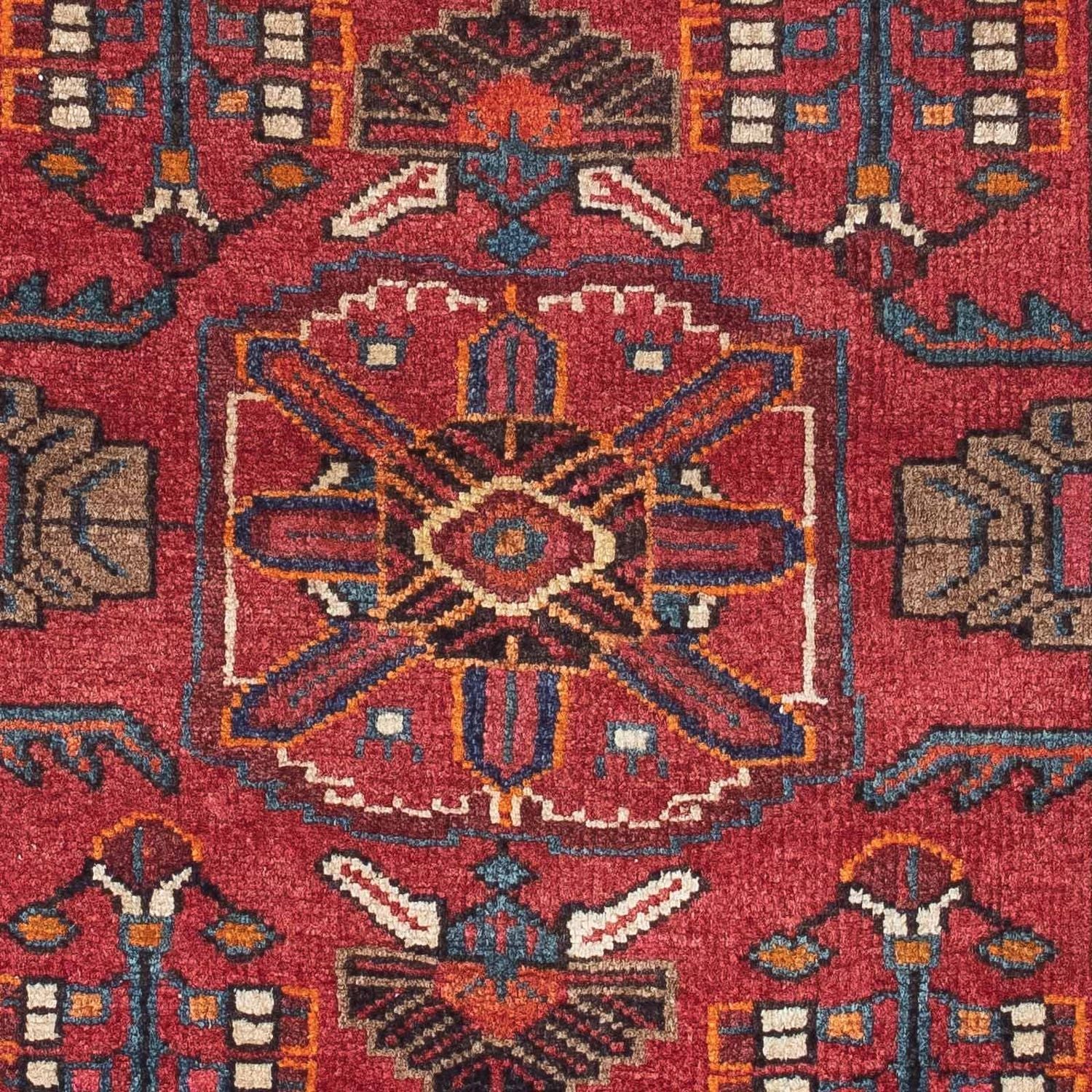 Alfombra persa - Nómada - 145 x 92 cm - rojo