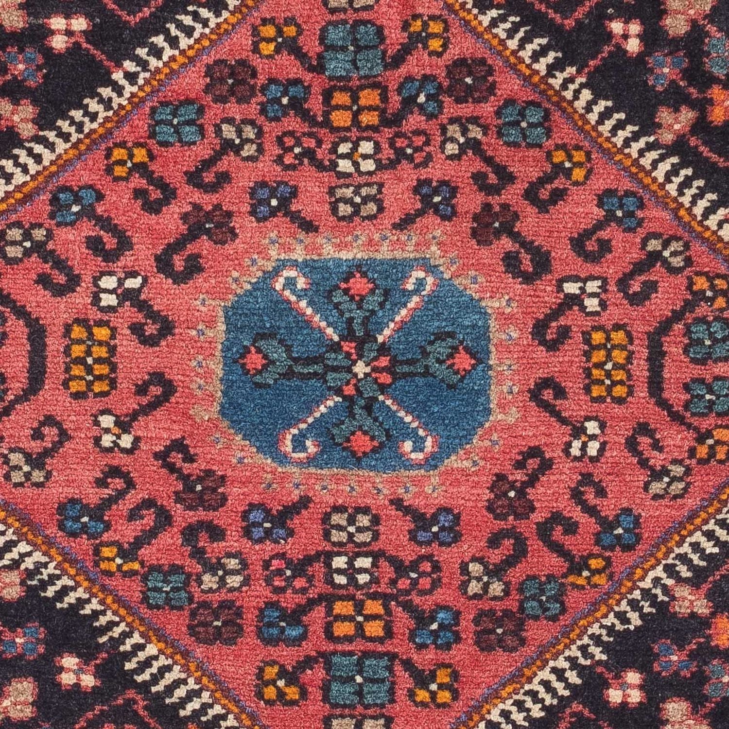 Alfombra persa - Nómada - 118 x 83 cm - azul oscuro