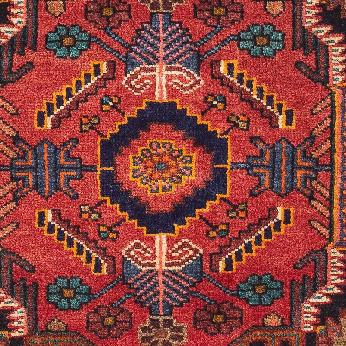 Alfombra persa - Nómada - 127 x 84 cm - rojo