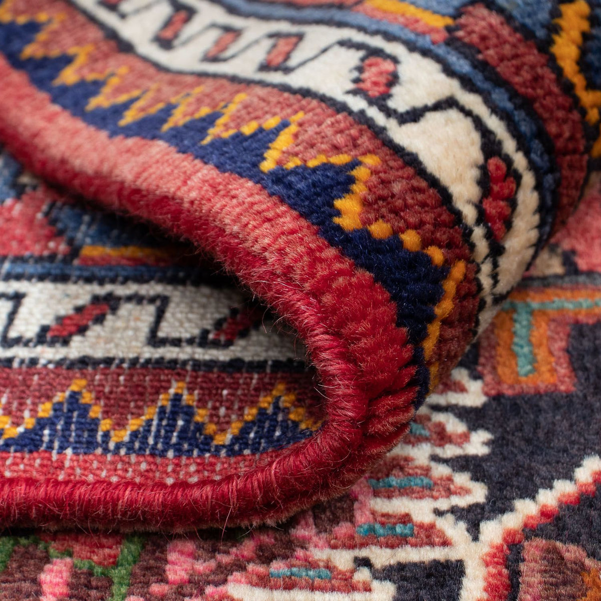 Alfombra persa - Nómada - 127 x 84 cm - rojo