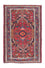 Alfombra persa - Nómada - 127 x 86 cm - rojo