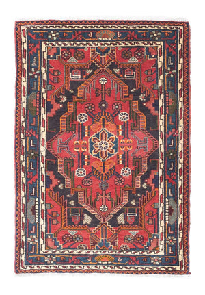 Alfombra persa - Nómada - 128 x 90 cm - rojo