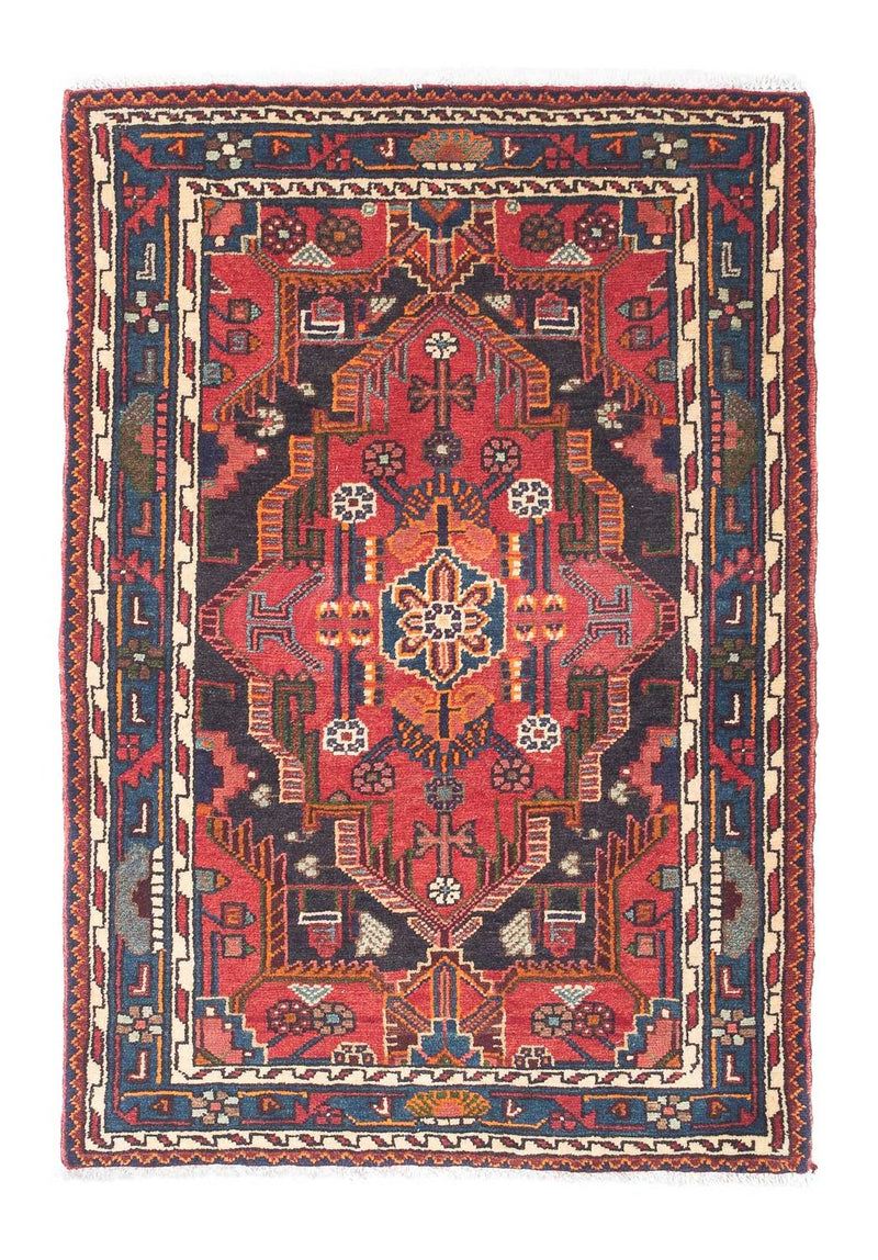 Alfombra persa - Nómada - 128 x 90 cm - rojo