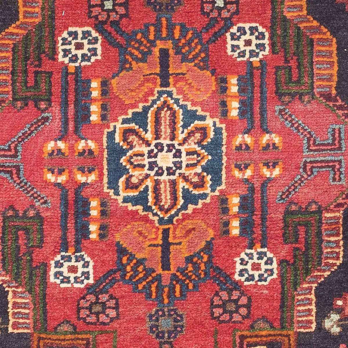 Alfombra persa - Nómada - 128 x 90 cm - rojo