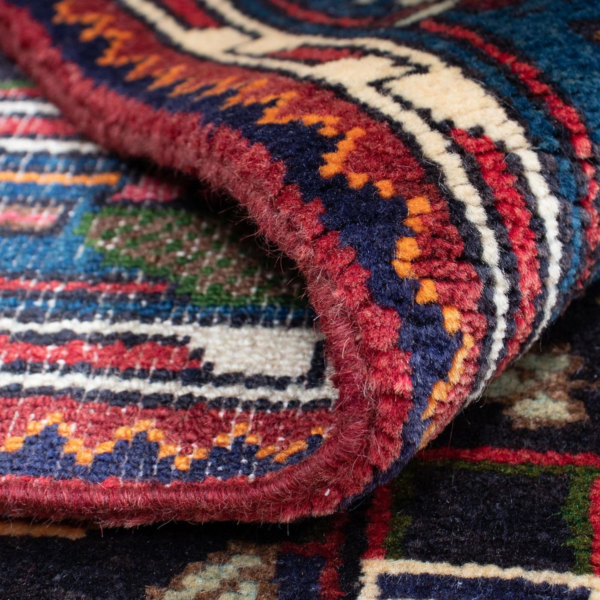 Alfombra persa - Nómada - 128 x 90 cm - rojo