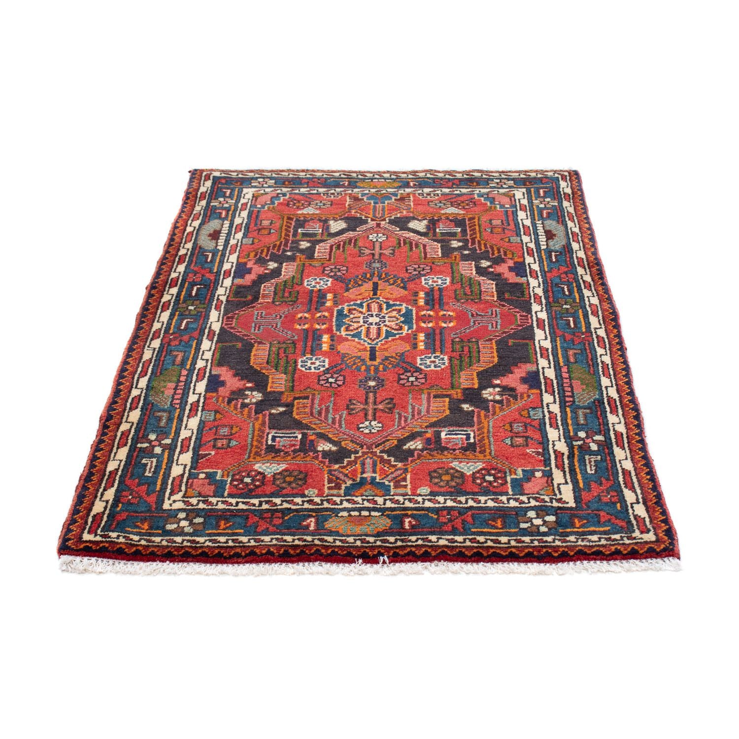 Alfombra persa - Nómada - 128 x 90 cm - rojo