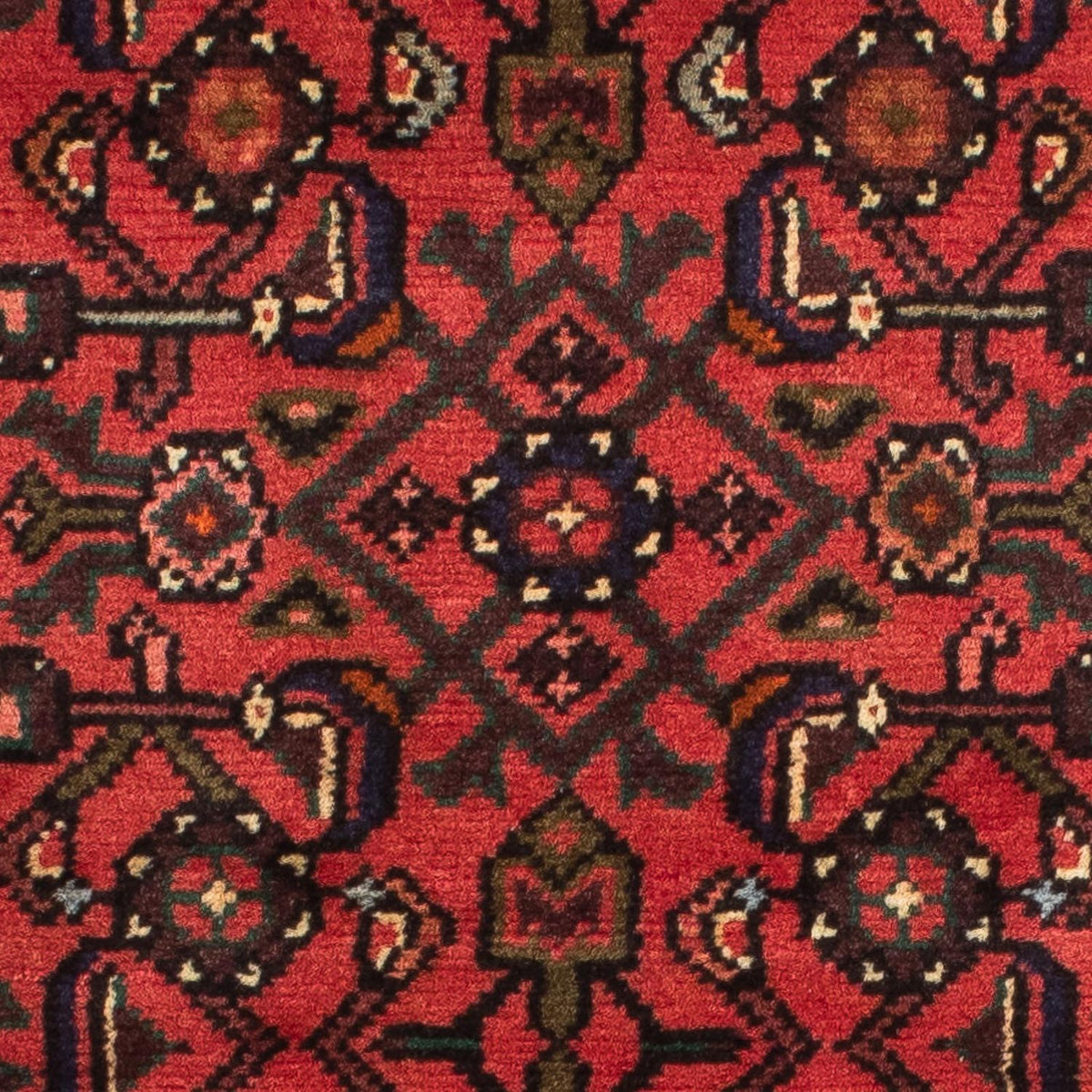 Alfombra de pasillo Alfombra persa - Nómada - 190 x 72 cm - rojo oscuro
