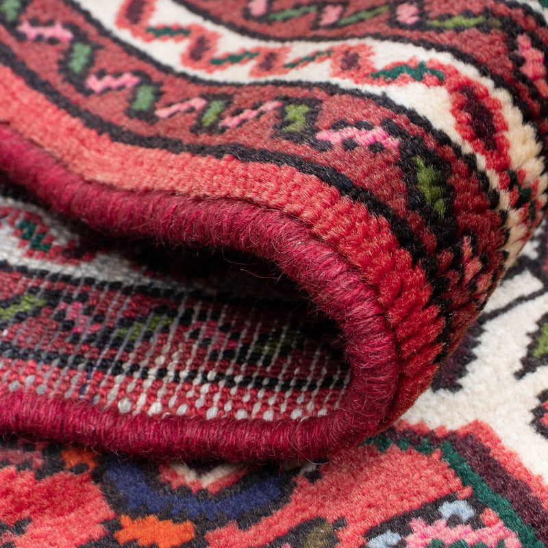Alfombra de pasillo Alfombra persa - Nómada - 200 x 72 cm - rojo oscuro