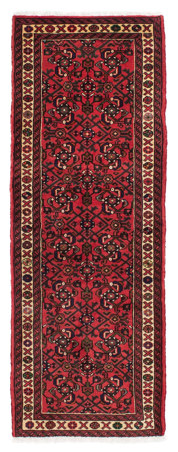 Alfombra de pasillo Alfombra persa - Nómada - 200 x 70 cm - rojo oscuro