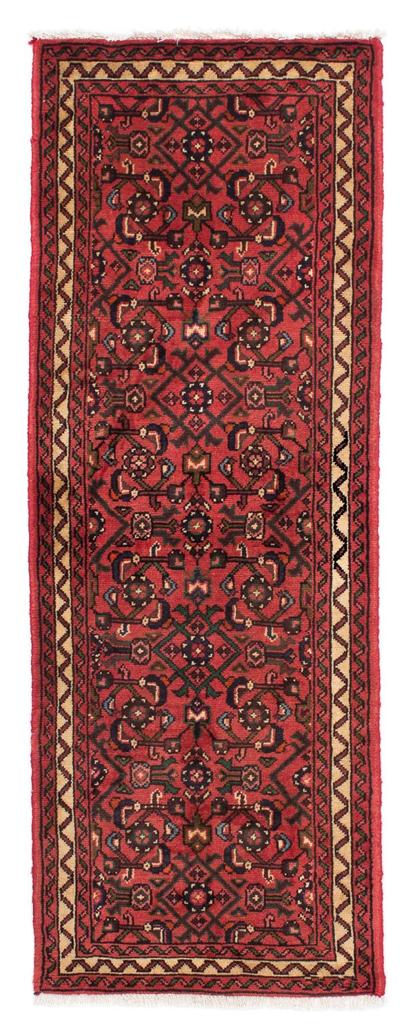 Alfombra de pasillo Alfombra persa - Nómada - 190 x 68 cm - rojo oscuro
