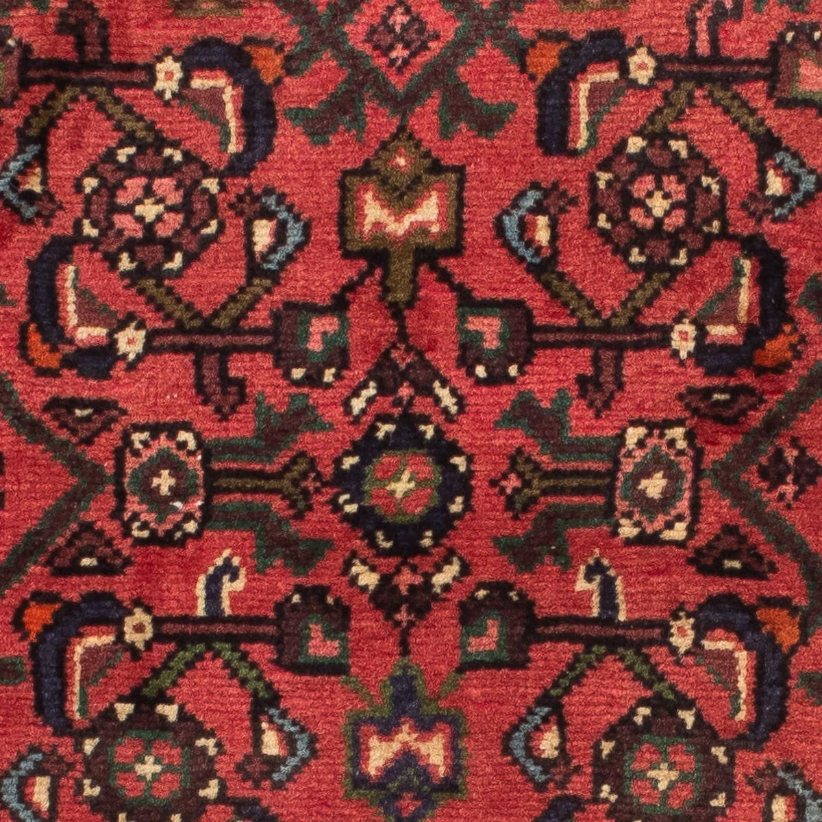 Alfombra de pasillo Alfombra persa - Nómada - 190 x 68 cm - rojo oscuro